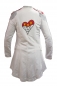 Mobile Preview: Mantel Jacket  Lappen Damen Karnevalskostüm Fasching Weiß Alaaf